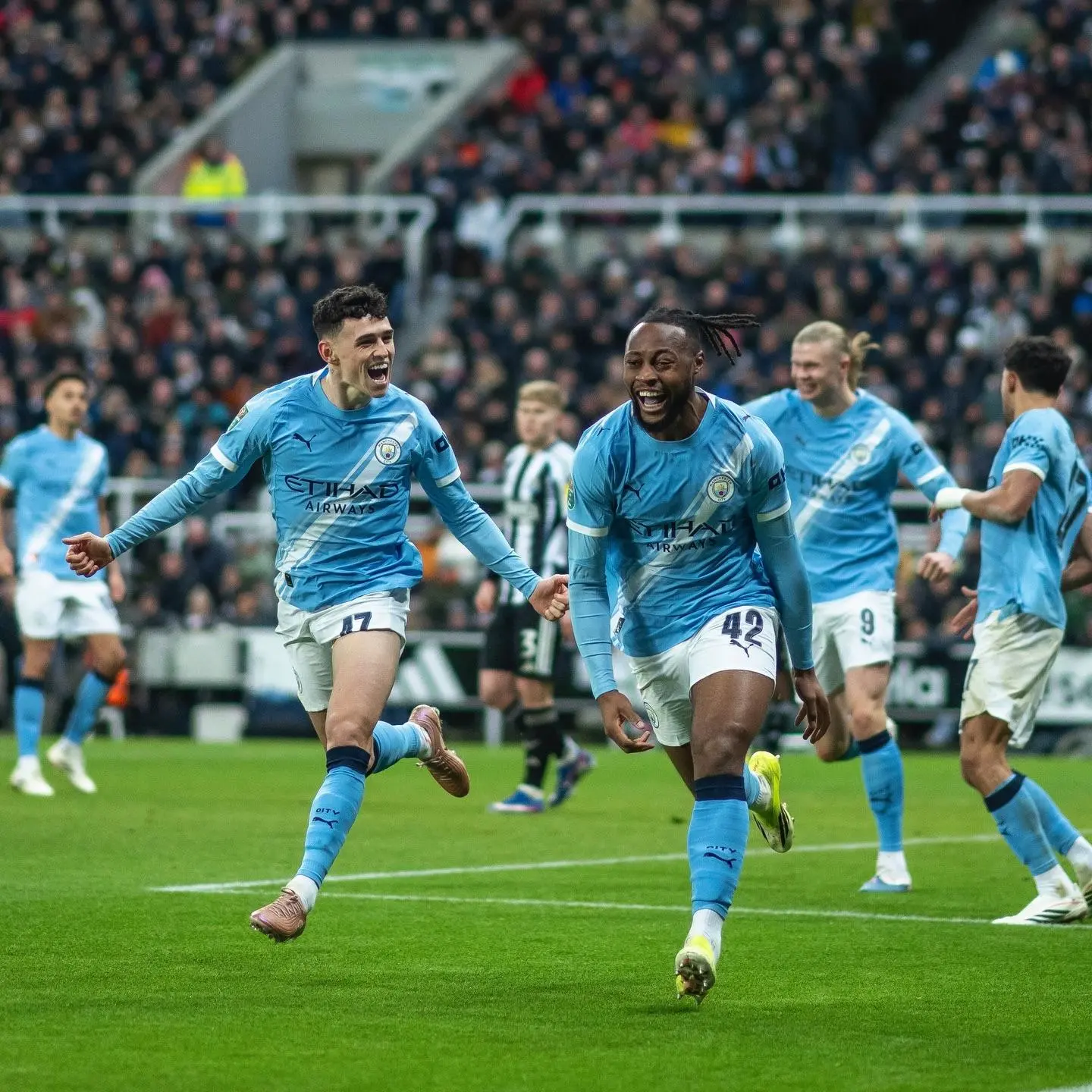 客胜纽卡，福登赛后社媒：准备好迎接第二回合了！